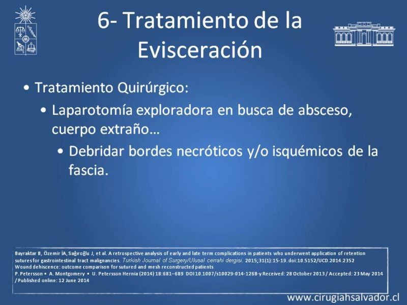 Diapositiva 24 de Manejo de la Evisceración