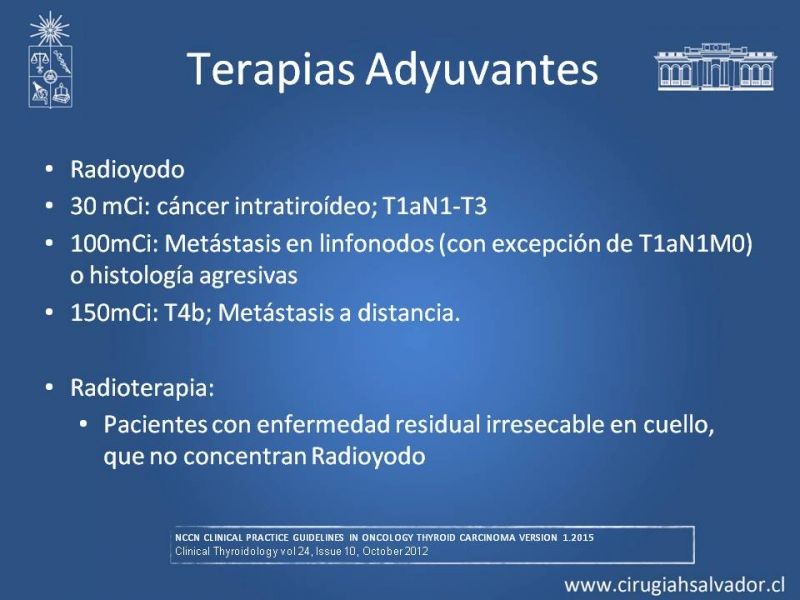 Diapositiva 33 de Cáncer Diferenciado de Tiroides