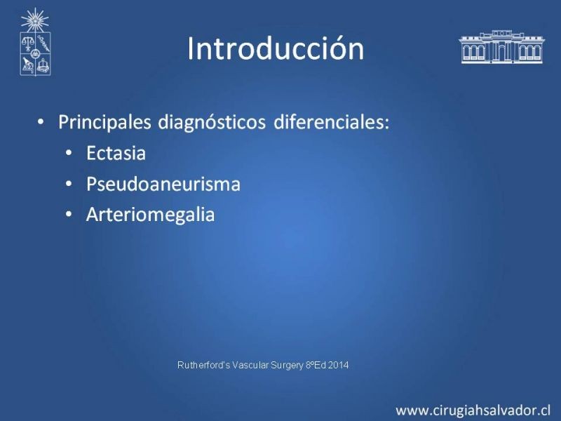 Diapositiva 3 de Aneurismas Periféricos