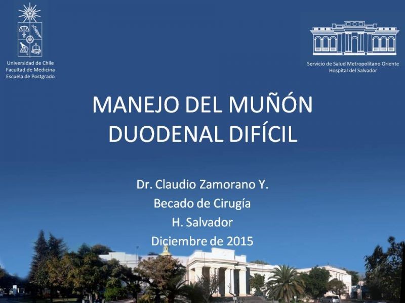 Diapositiva 27 de Manejo del muñón duodenal difícil