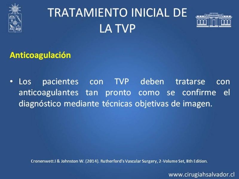 Diapositiva 7 de Indicación quirúrgica de la trombosis venosa profunda