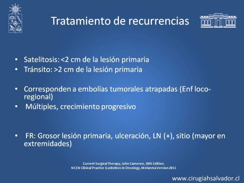 Diapositiva 35 de Manejo Quirúrgico del Melanoma 