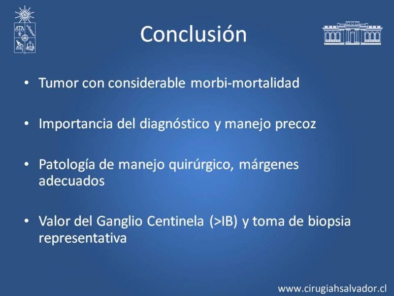 Diapositiva 42 de Manejo Quirúrgico del Melanoma 