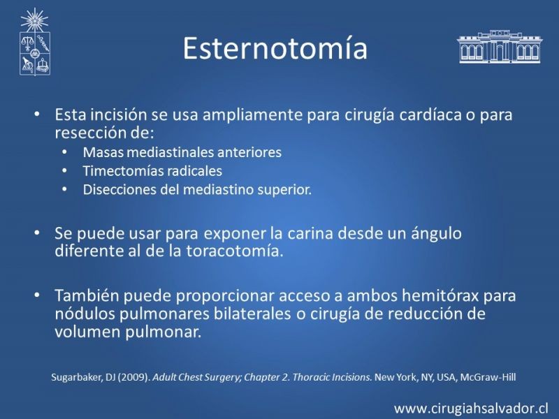 Diapositiva 51 de Accesos quirúrgicos torácicos