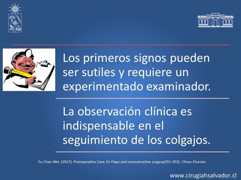 Diapositiva 16 de Monitorización de colgajos