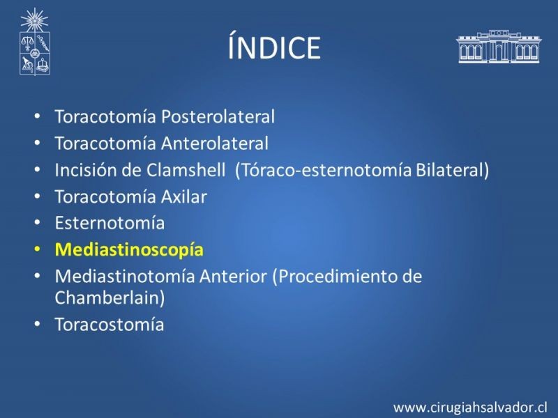Diapositiva 56 de Accesos quirúrgicos torácicos