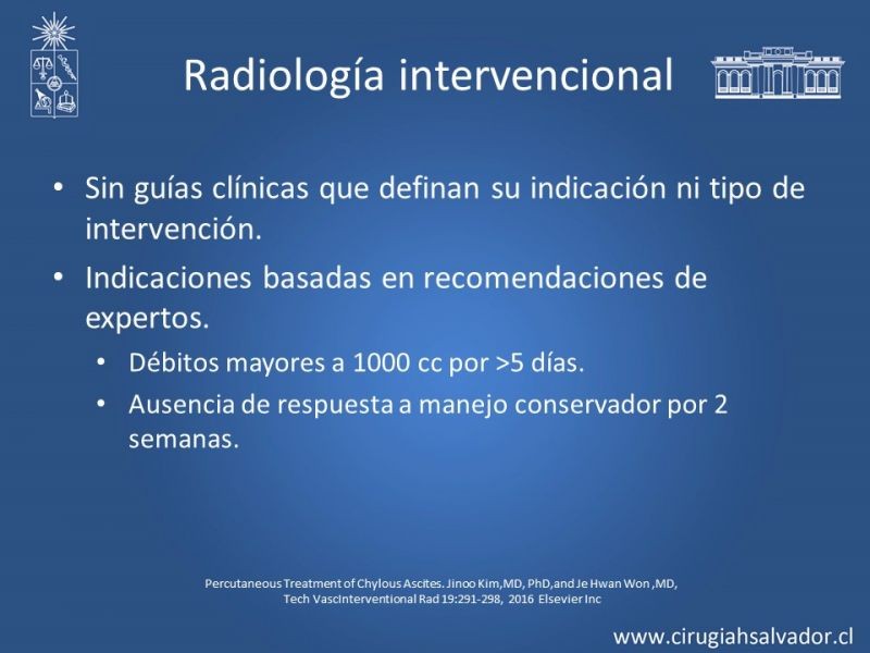 Diapositiva 18 de Ascitis quilosa secundaria a cirugía mayor abdominal