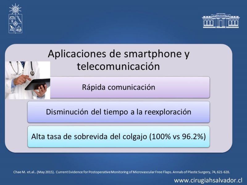 Diapositiva 20 de Monitorización de colgajos