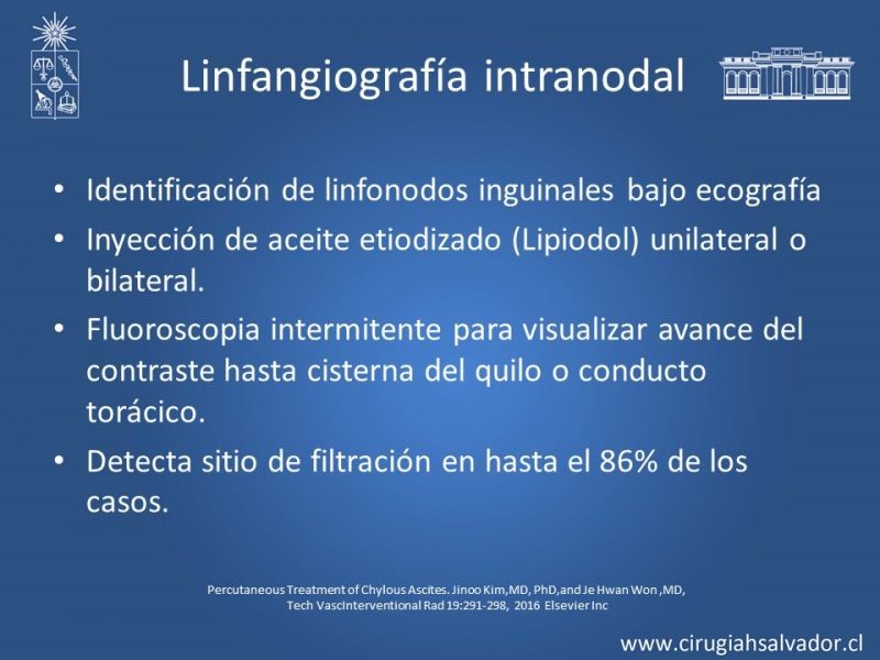 Diapositiva 19 de Ascitis quilosa secundaria a cirugía mayor abdominal