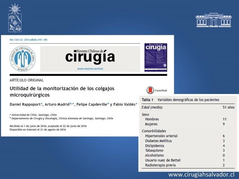 Diapositiva 29 de Monitorización de colgajos