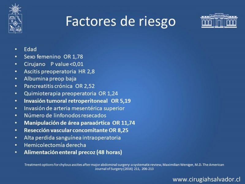 Diapositiva 13 de Ascitis quilosa secundaria a cirugía mayor abdominal