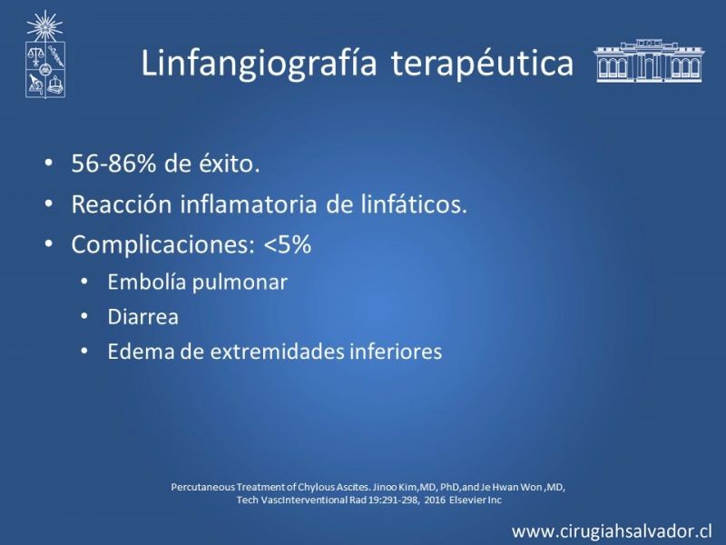 Diapositiva 21 de Ascitis quilosa secundaria a cirugía mayor abdominal
