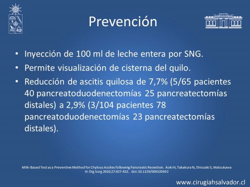 Diapositiva 14 de Ascitis quilosa secundaria a cirugía mayor abdominal