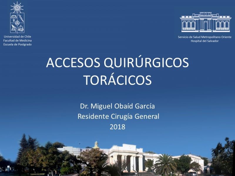 Diapositiva 48 de Accesos quirúrgicos torácicos