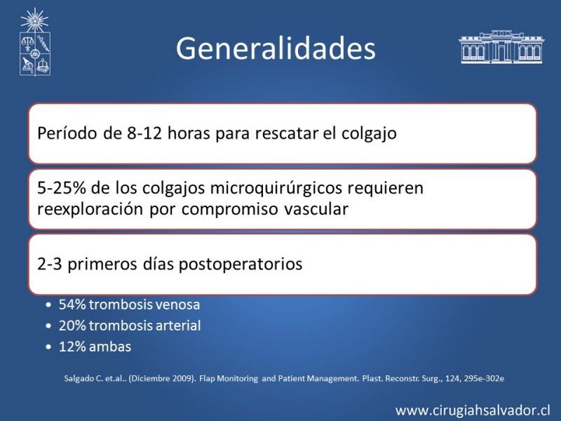 Diapositiva 5 de Monitorización de colgajos