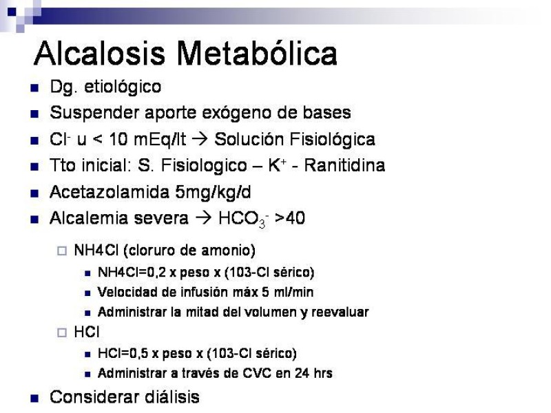 Diapositiva 20 de Equilibrio Ácido-Base
