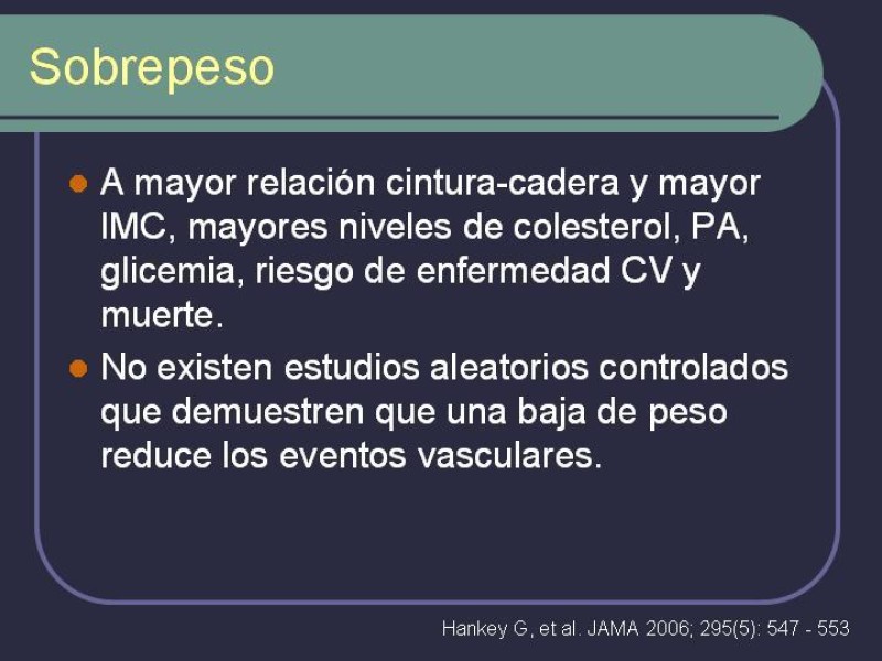 Diapositiva 5 de Tratamiento Médico de la EAO