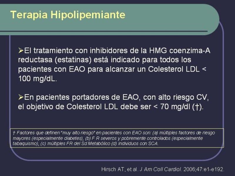 Diapositiva 9 de Tratamiento Médico de la EAO