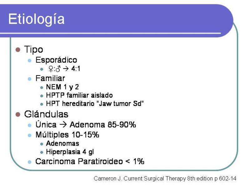 Diapositiva 2 de Hiperparatiroidismo Primario