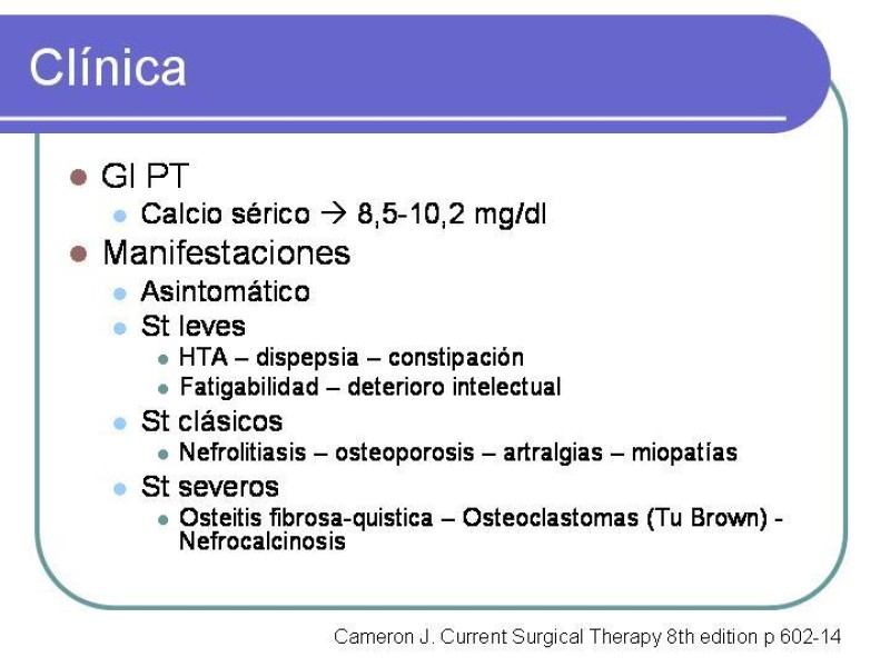 Diapositiva 4 de Hiperparatiroidismo Primario