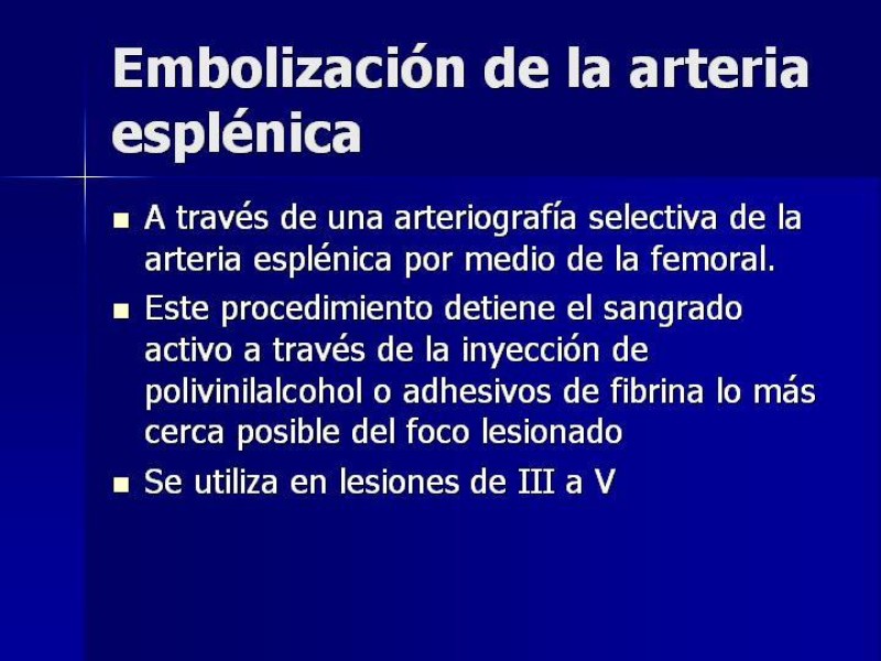 Diapositiva 35 de Trauma Esplenico