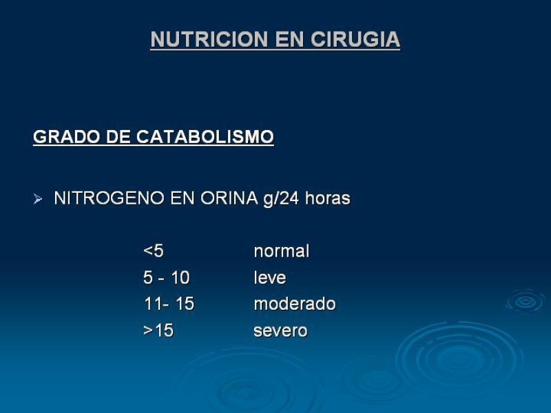 Diapositiva 10 de Soporte Nutricional en Cirugía
