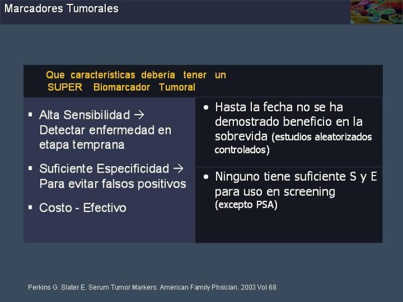Diapositiva 2 de Marcadores Tumorales