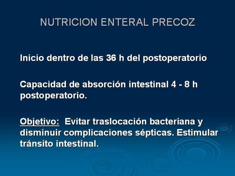 Diapositiva 33 de Soporte Nutricional en Cirugía