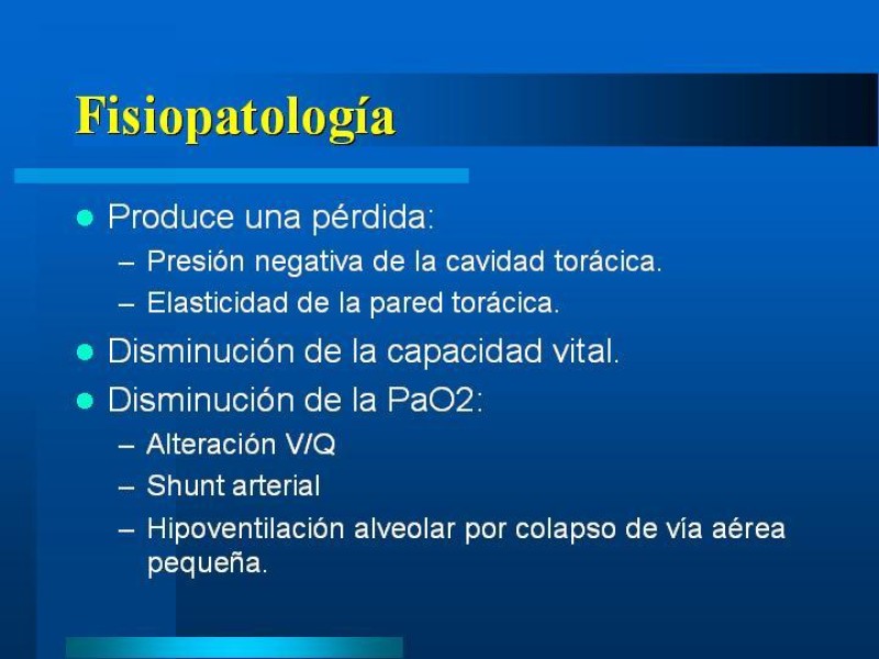 Diapositiva 7 de Neumotórax Espontáneo Primario