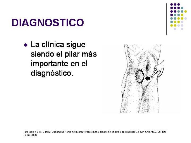Diapositiva 8 de Imagenología y Apendicitis