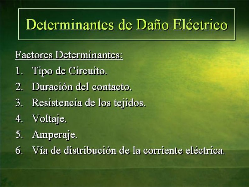 Diapositiva 8 de Lesiones Eléctricas