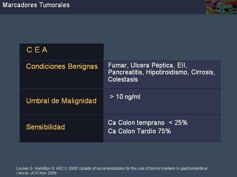 Diapositiva 10 de Marcadores Tumorales