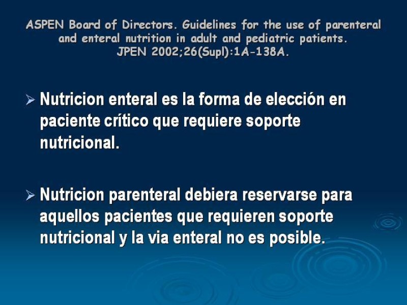 Diapositiva 3 de Soporte Nutricional en Cirugía