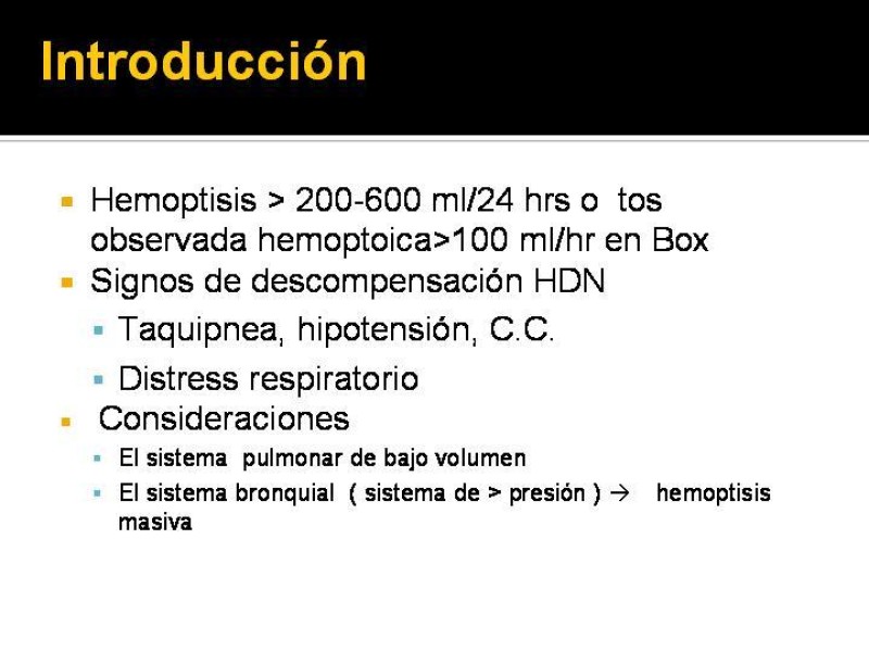 Diapositiva 2 de Hemoptisis Masiva