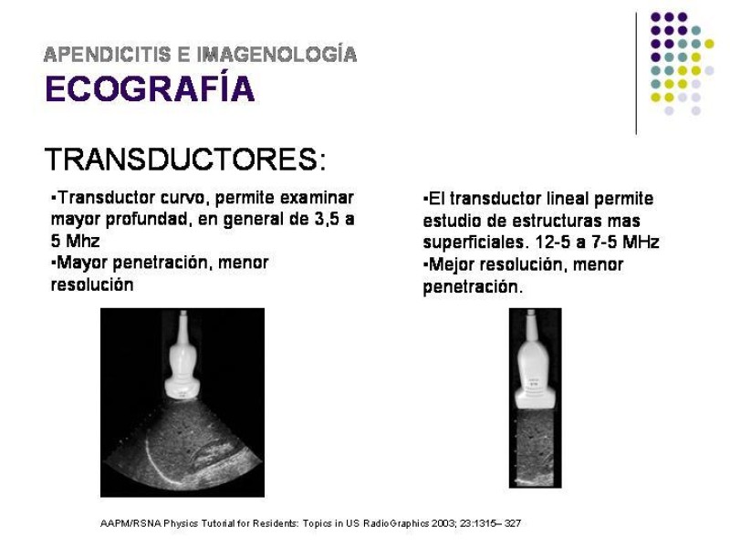 Diapositiva 19 de Imagenología y Apendicitis