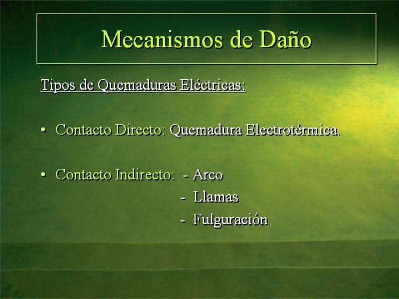 Diapositiva 16 de Lesiones Eléctricas