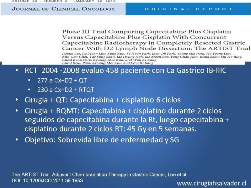 Diapositiva 14 de ¿Adyuvancia en Cáncer Gástrico?