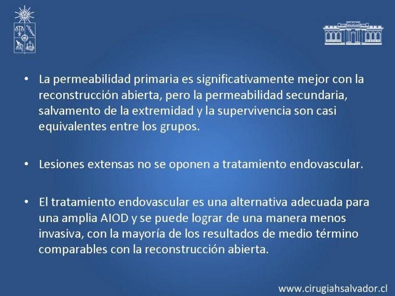 Diapositiva 29 de Manejo abierto vs endovascular en enf. Femoro poplítea