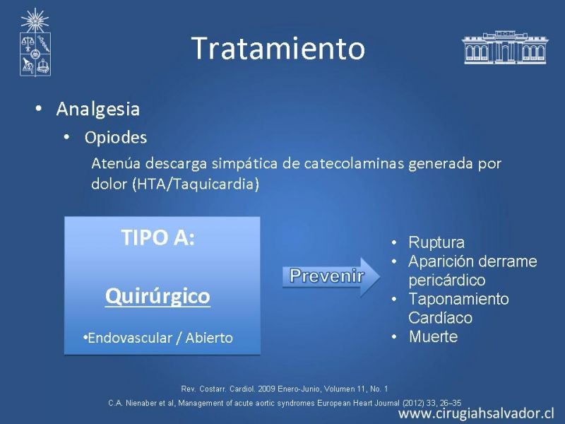 Diapositiva 12 de Manejo Endovascular vs Médico en disección aórtica Tipo B