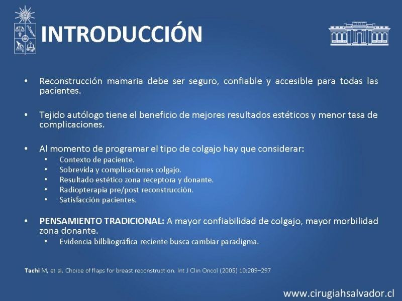 Diapositiva 1 de ¿Qué colgajo utilizar en la reconstrucción mamaria?