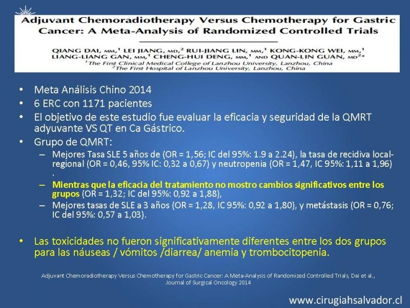 Diapositiva 19 de ¿Adyuvancia en Cáncer Gástrico?