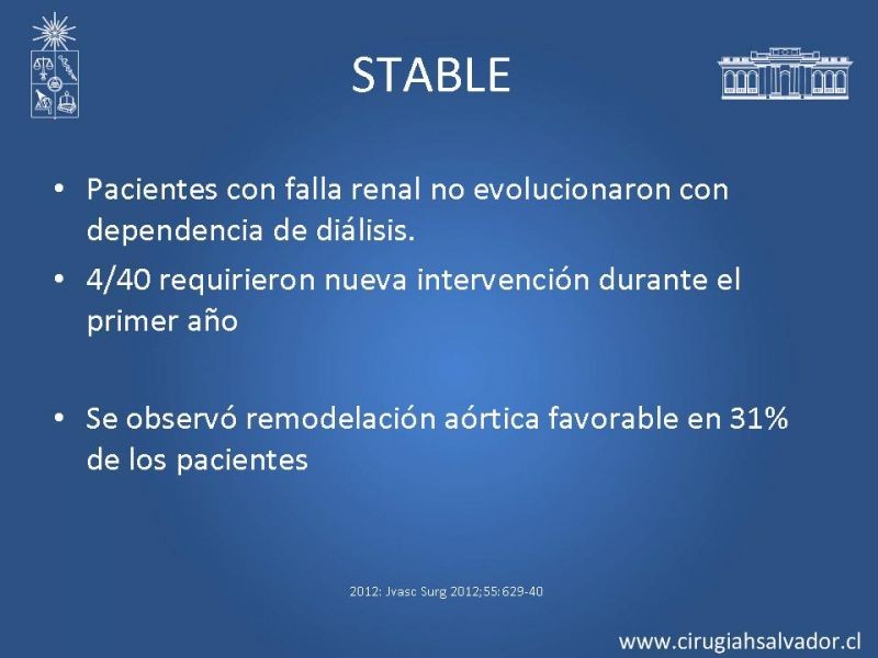Diapositiva 44 de Manejo Endovascular vs Médico en disección aórtica Tipo B