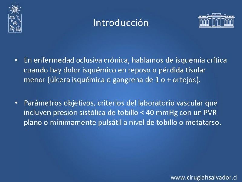 Diapositiva 1 de Manejo abierto vs endovascular en enf. Femoro poplítea