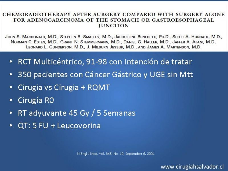 Diapositiva 6 de ¿Adyuvancia en Cáncer Gástrico?