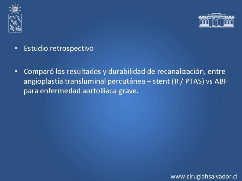 Diapositiva 19 de Manejo abierto vs endovascular en enf. Femoro poplítea