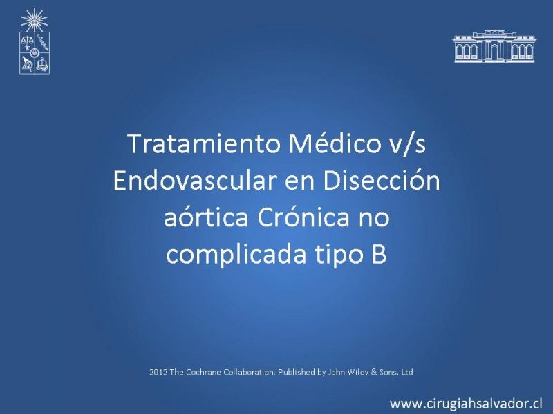 Diapositiva 48 de Manejo Endovascular vs Médico en disección aórtica Tipo B