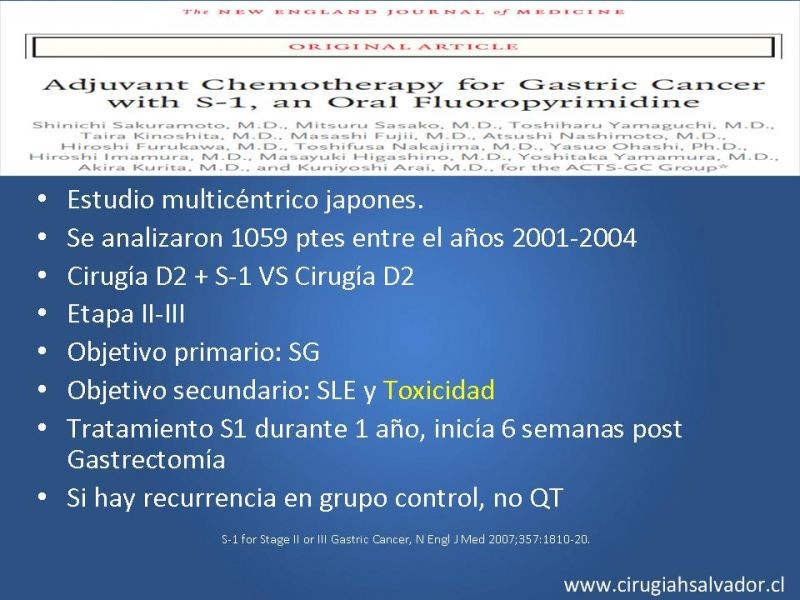 Diapositiva 16 de ¿Adyuvancia en Cáncer Gástrico?