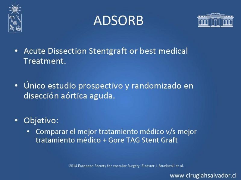 Diapositiva 23 de Manejo Endovascular vs Médico en disección aórtica Tipo B