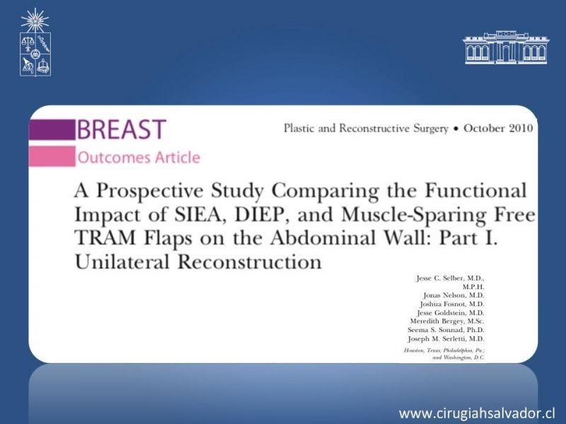 Diapositiva 35 de ¿Qué colgajo utilizar en la reconstrucción mamaria?