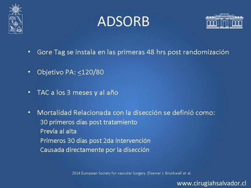Diapositiva 25 de Manejo Endovascular vs Médico en disección aórtica Tipo B